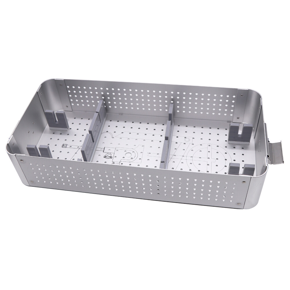 laryngoscope sterilization tray box case surgical medical instrument tray box