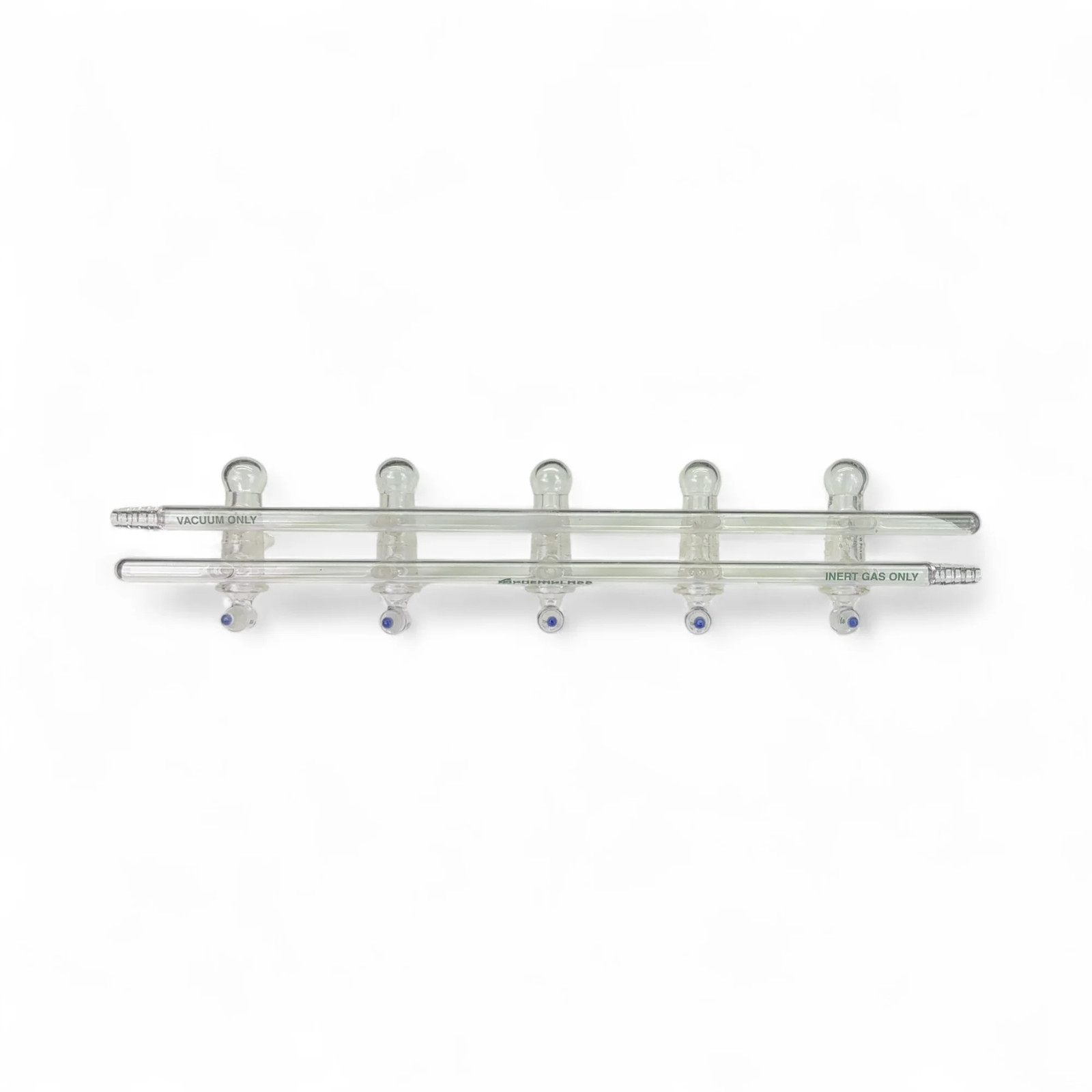 Chemglass 5 Port Vacuum/Inert Manifold 450mm Overall Width CG-4440-03