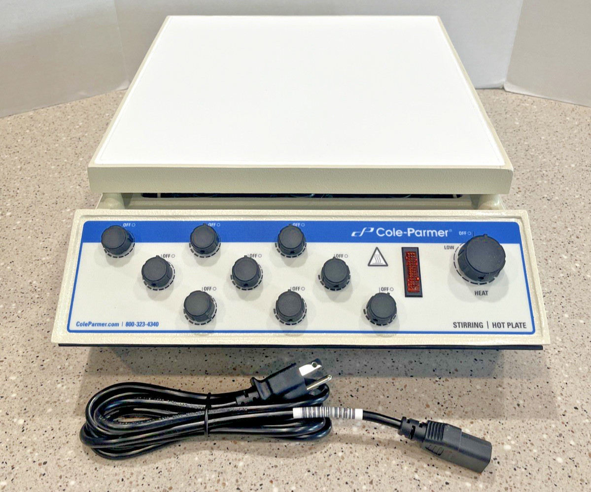 Cole-Parmer HS19-2 C-P Stirrer Hot Plate, 12 x 12 Ceramic Top 230VAC *NEW*