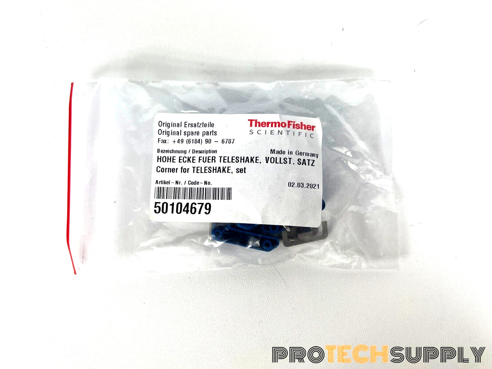 Thermo Fisher 50104679 Replacement Corner Set For Teleshake NEW with WARRANTY