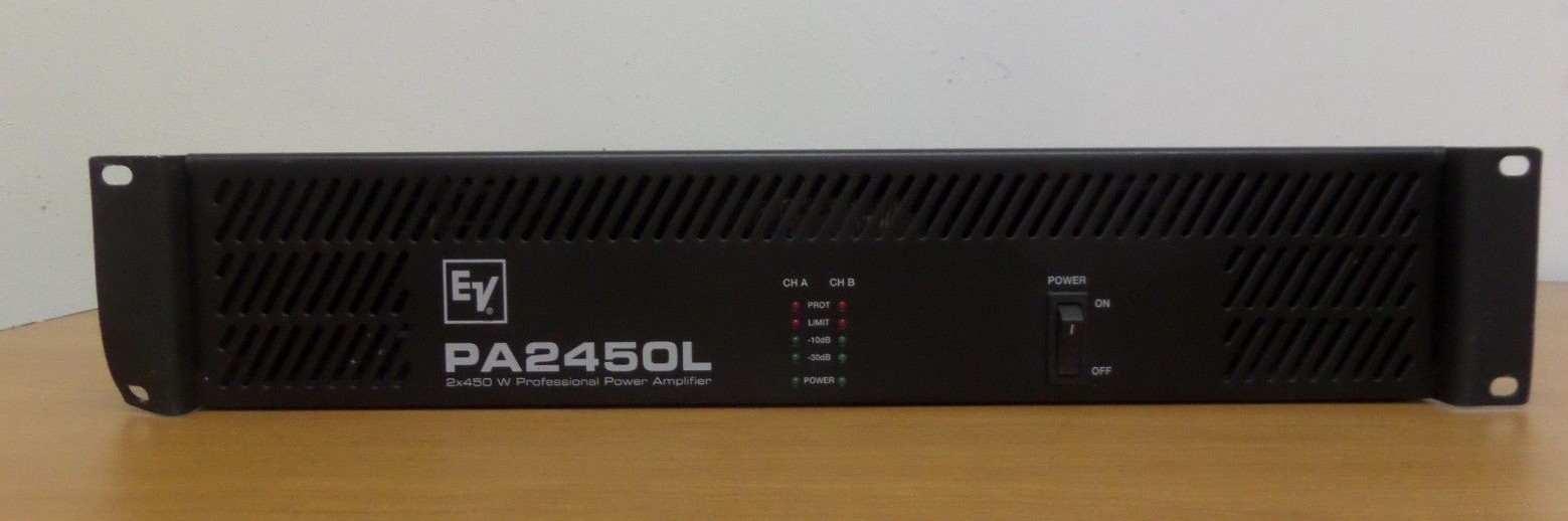 EV PA2450L 2×450 W PROFESSIONAL AMPLIFIER