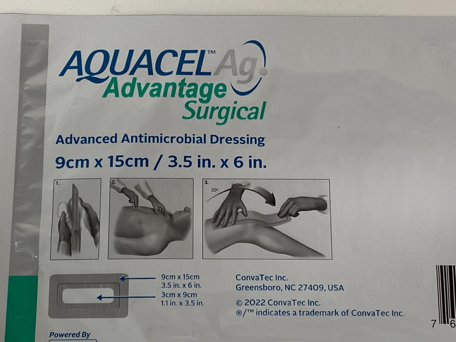 Lot of 3 CONVATEC Advantage 422604 Exp.2027-04 (*AA26*)