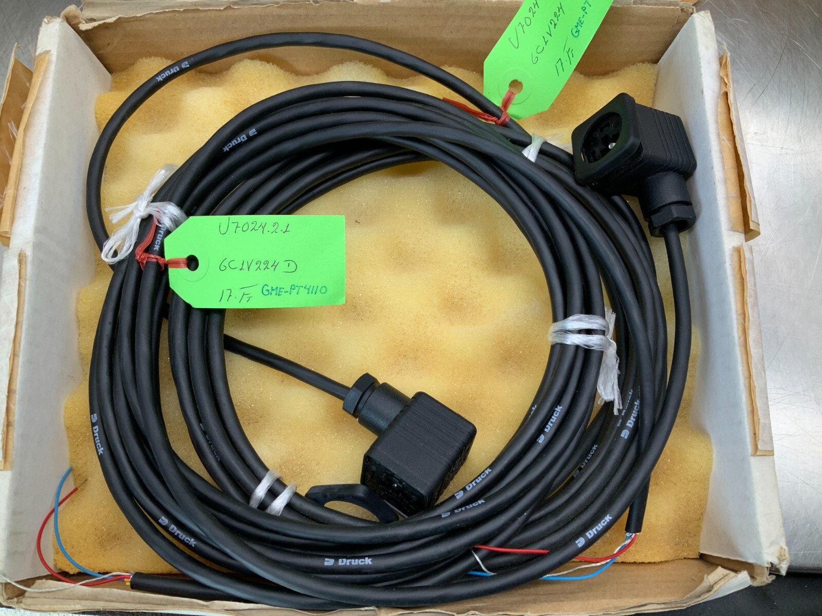 (2) GE-Thermometrics Cables, GDM 12B Ends