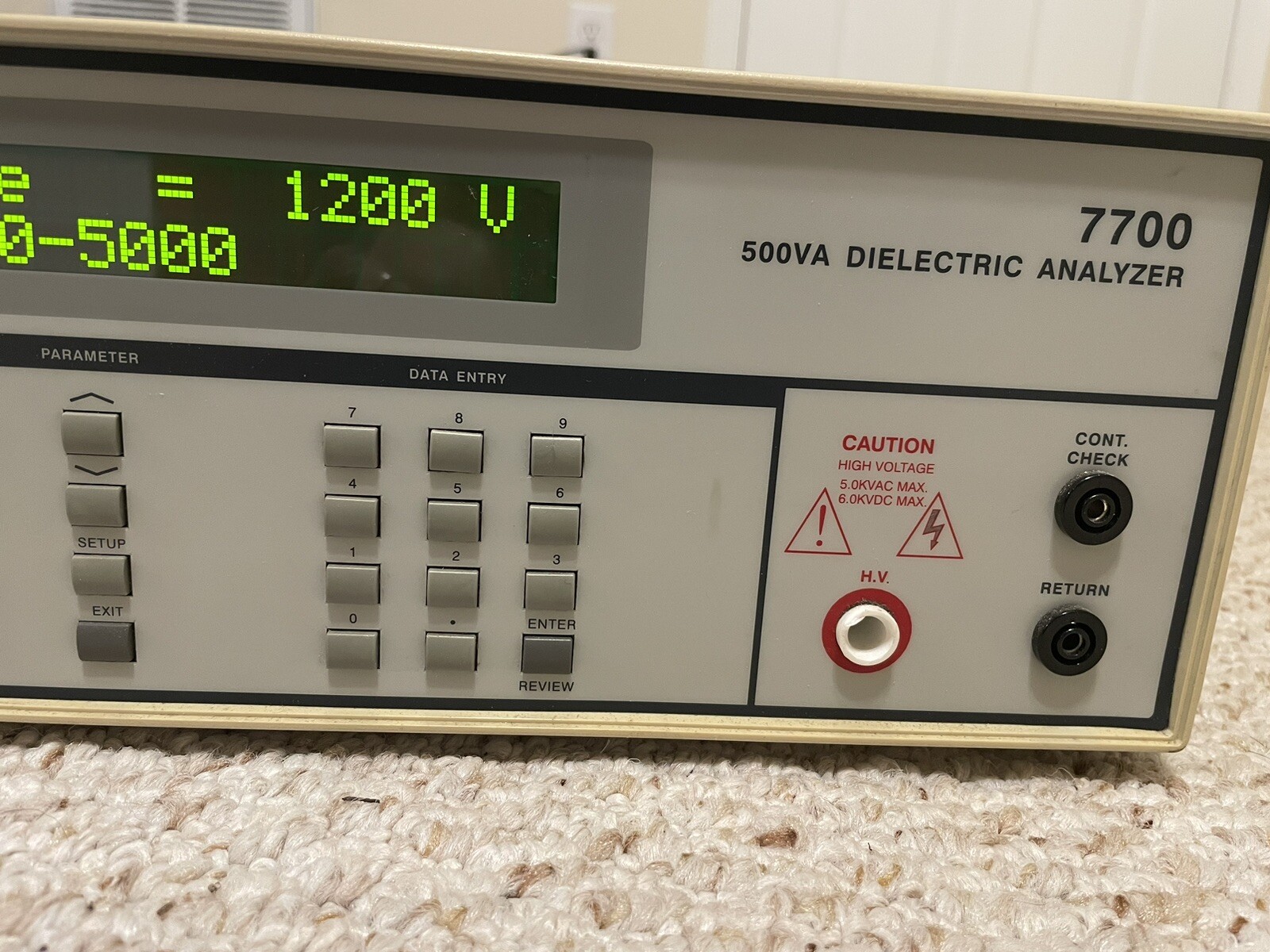 Associated Research 7700 HYPOTMAX 500VA Dielectric Analyzer