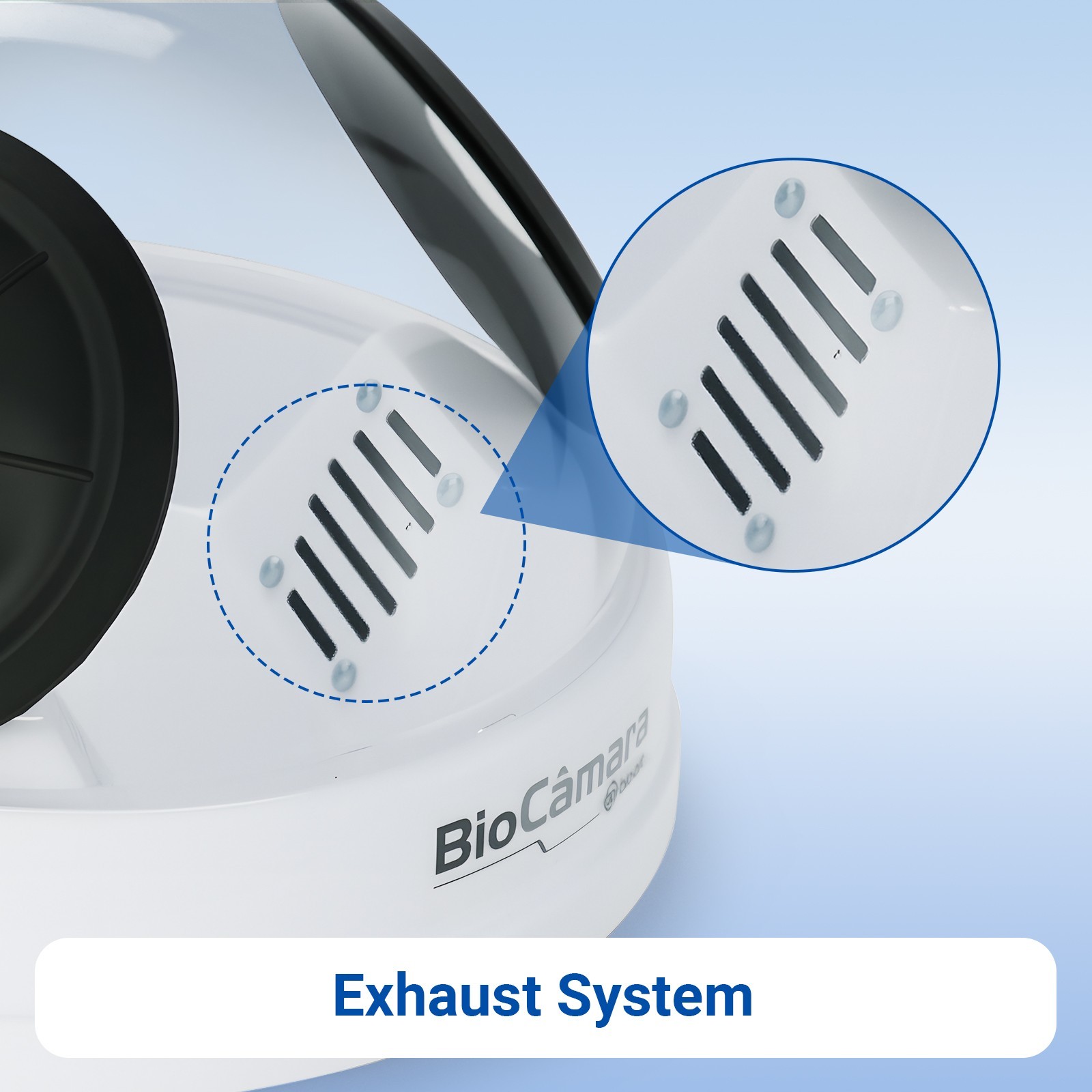 BIOART Dental Blasters Dust Cabinet 127V Integrated Exhaust Abrasive Particles