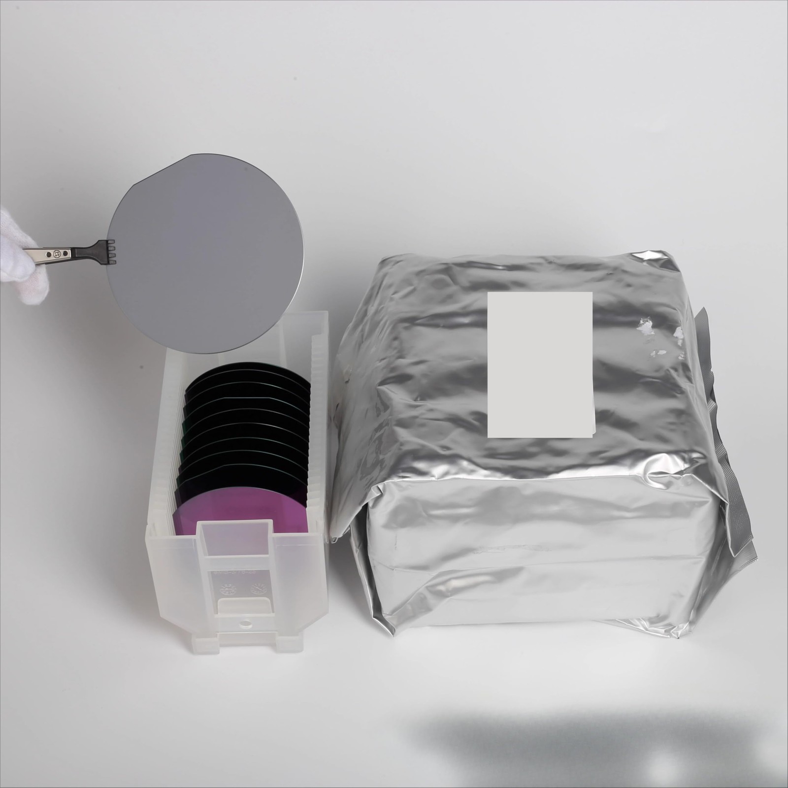 Polished SSP/DSP High Purity Silicon Wafer 2-12 Inch for SEM Lab Research