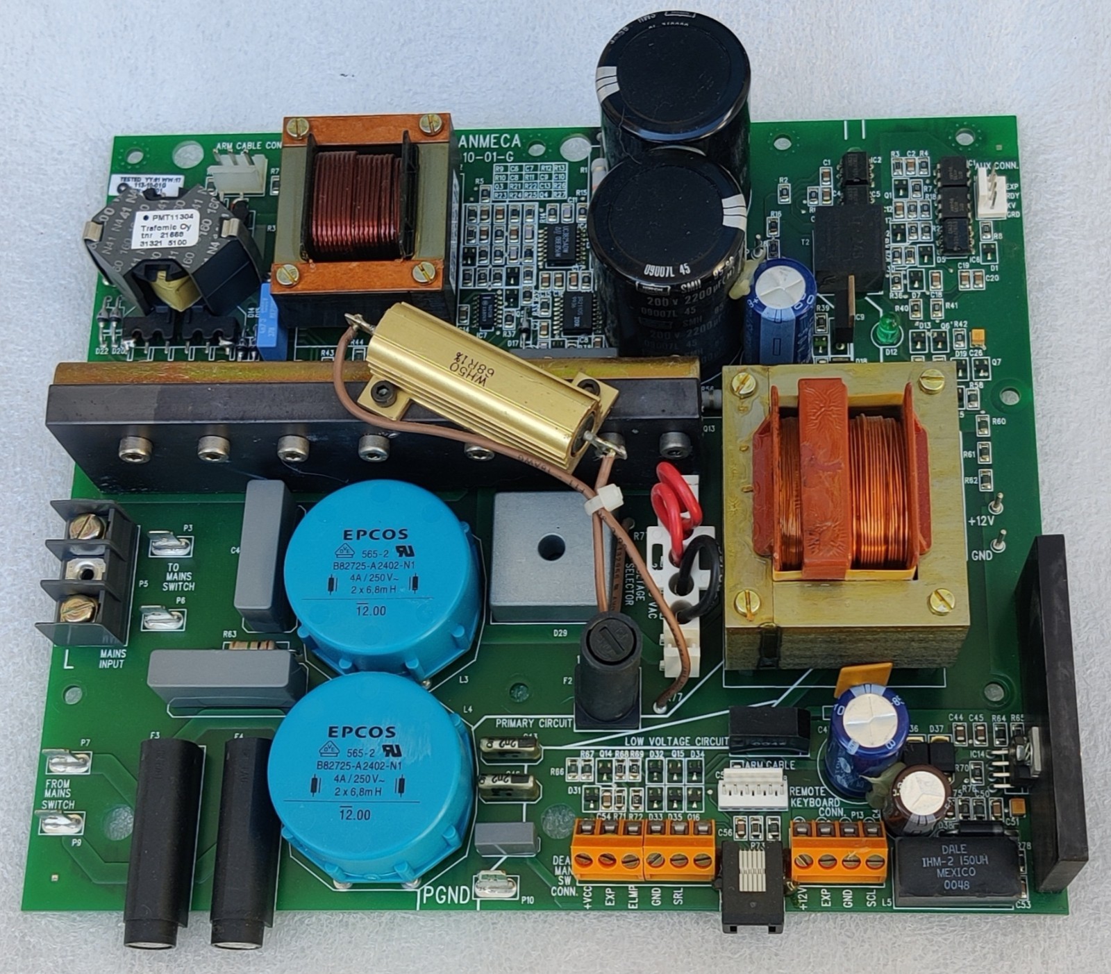 Planmeca Intra 113-10-01-G Dental Generator PCB Control Circuit Board
