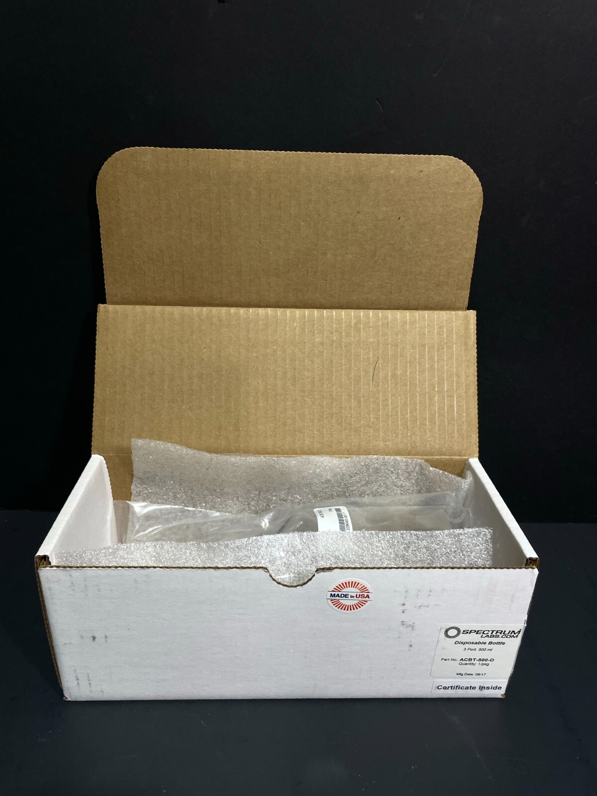 Repligen Bottle 500 ml with 3 Port Cap