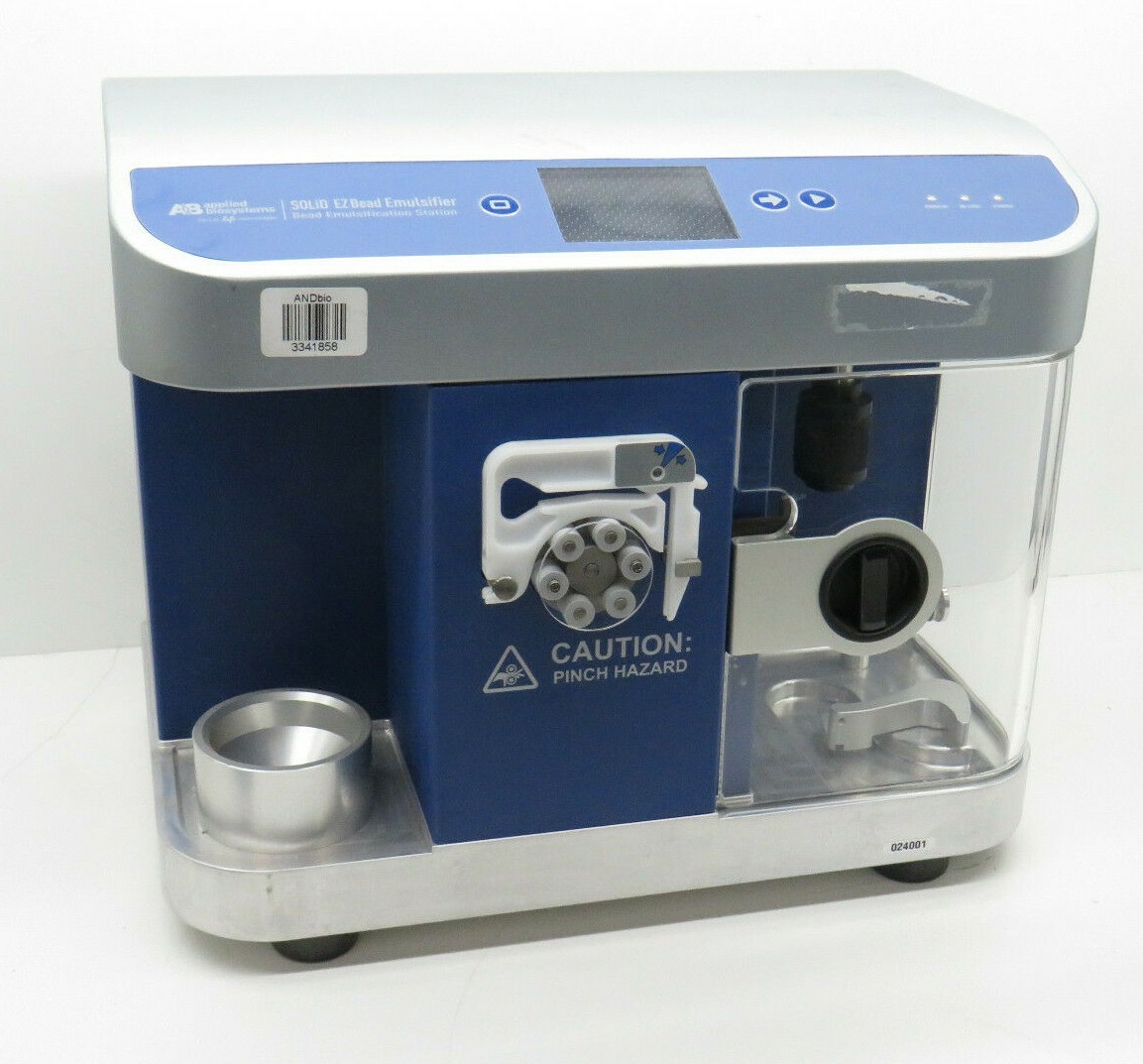Applied Biosystem 4449179 Solid EZ Bead Emulsifier 100-240VAC 50/60HZ