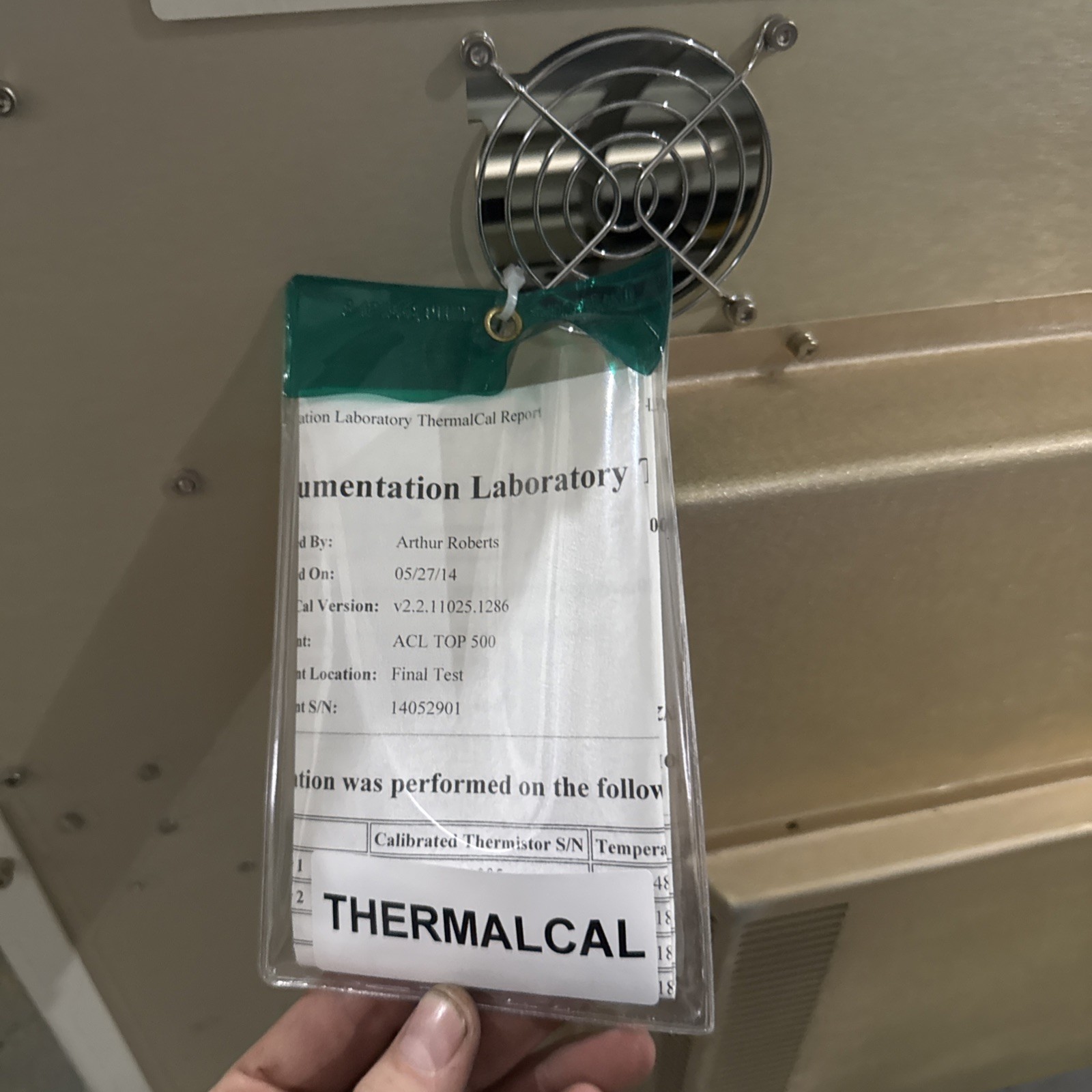 Instrumentation Lab ACL TOP CTS 500 Anaylzer system