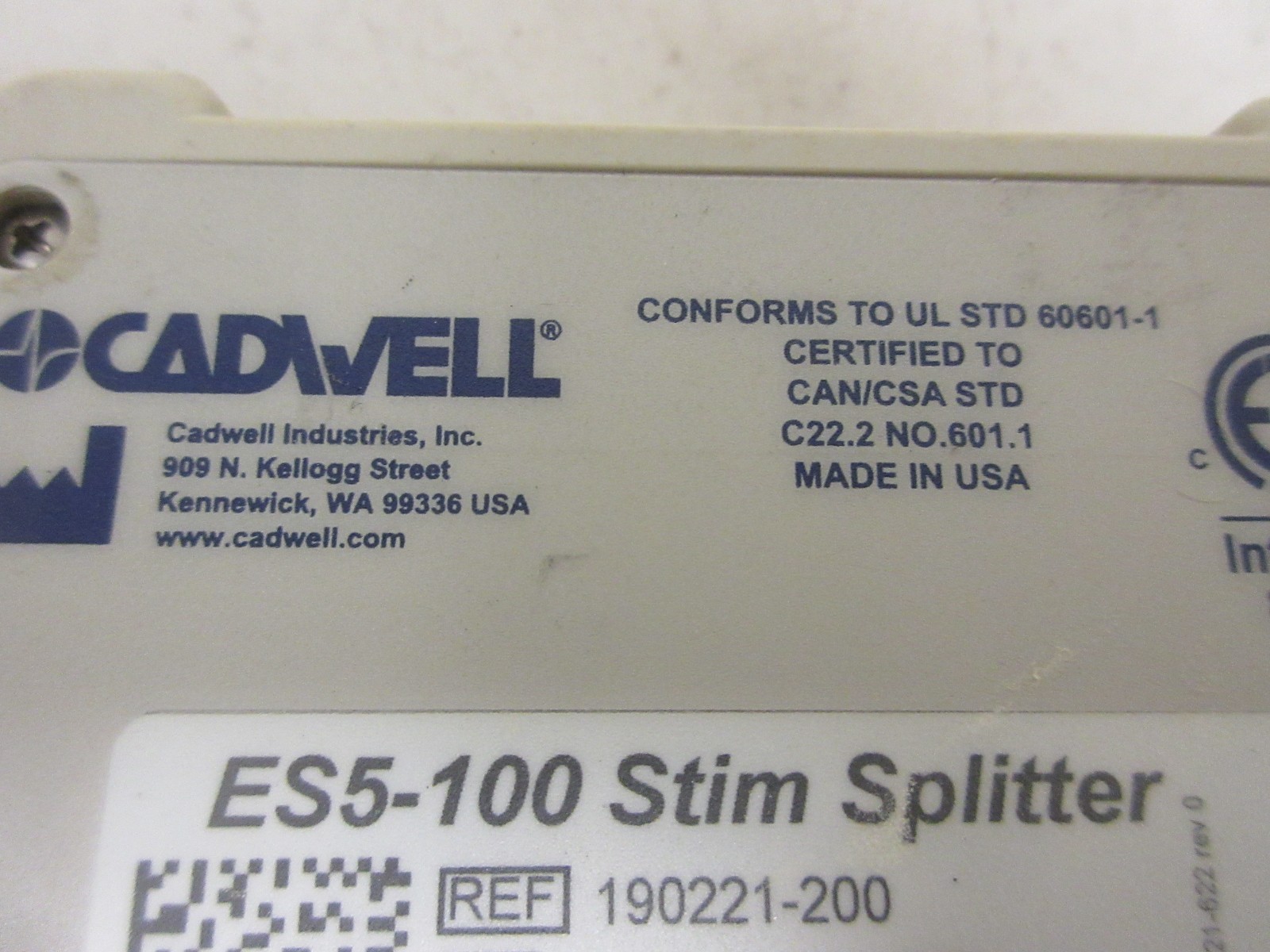 CADWELL Cascade Stim Splitter ES5-100 190221-200