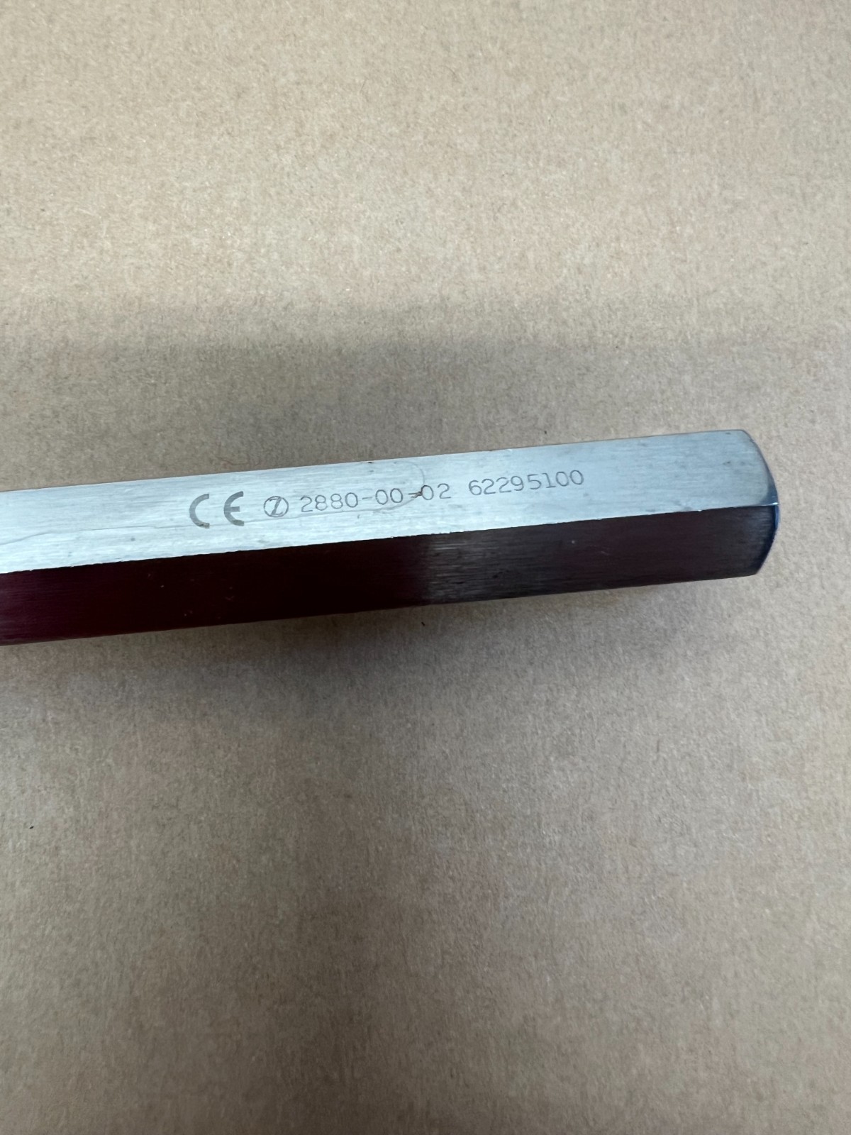 Zimmer 1/2″ Hibbs Osteotome, 2880-00-02, Stainless Steel, 9.5″ overall length