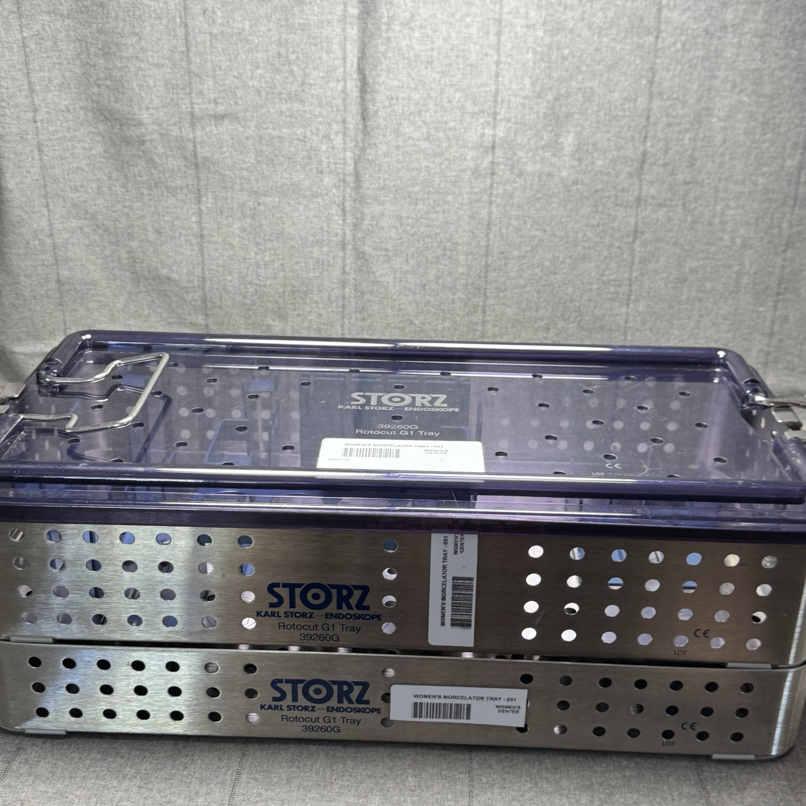 KARL STORZ 39260G ENDOSKOPE PRODUCT Sterilization Trays 2 level With Dividers