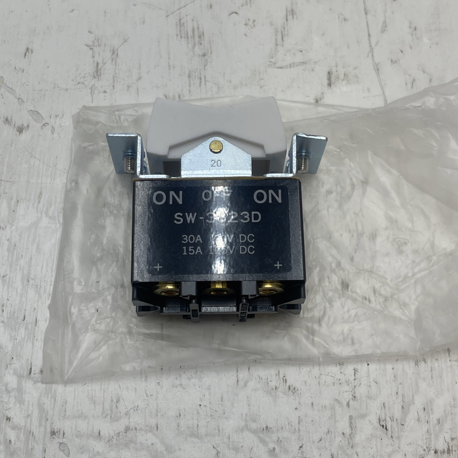 SWITCH, SW-3823D, 30A 30V DC, 15A 125V DC