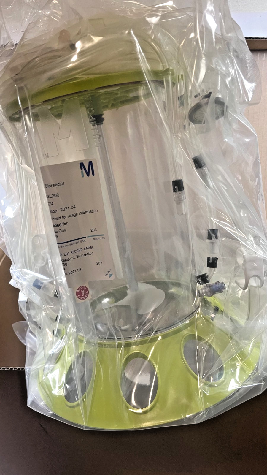 EMD Millipore Mobius CellReady 3L Single-Use Bioreactor CR0003L200 2/Pack