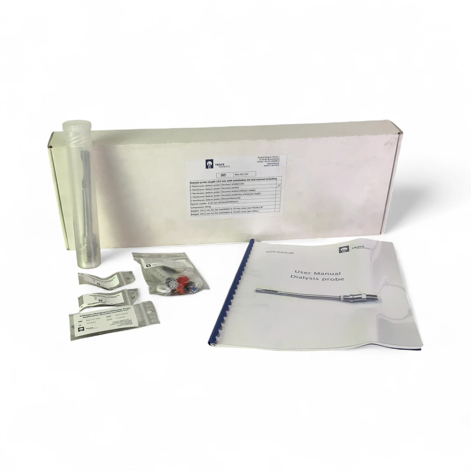TRACE Analytics Dialysis Probe 860.202.510 Kit NEW Open Box (Best Offer!)
