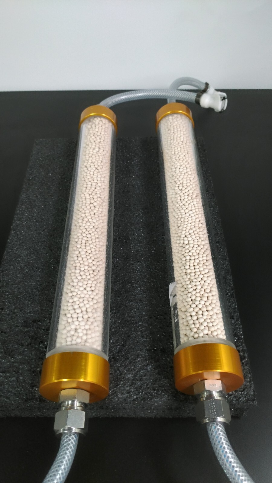 Lot of 2 Unbranded Column Gas Desiccator