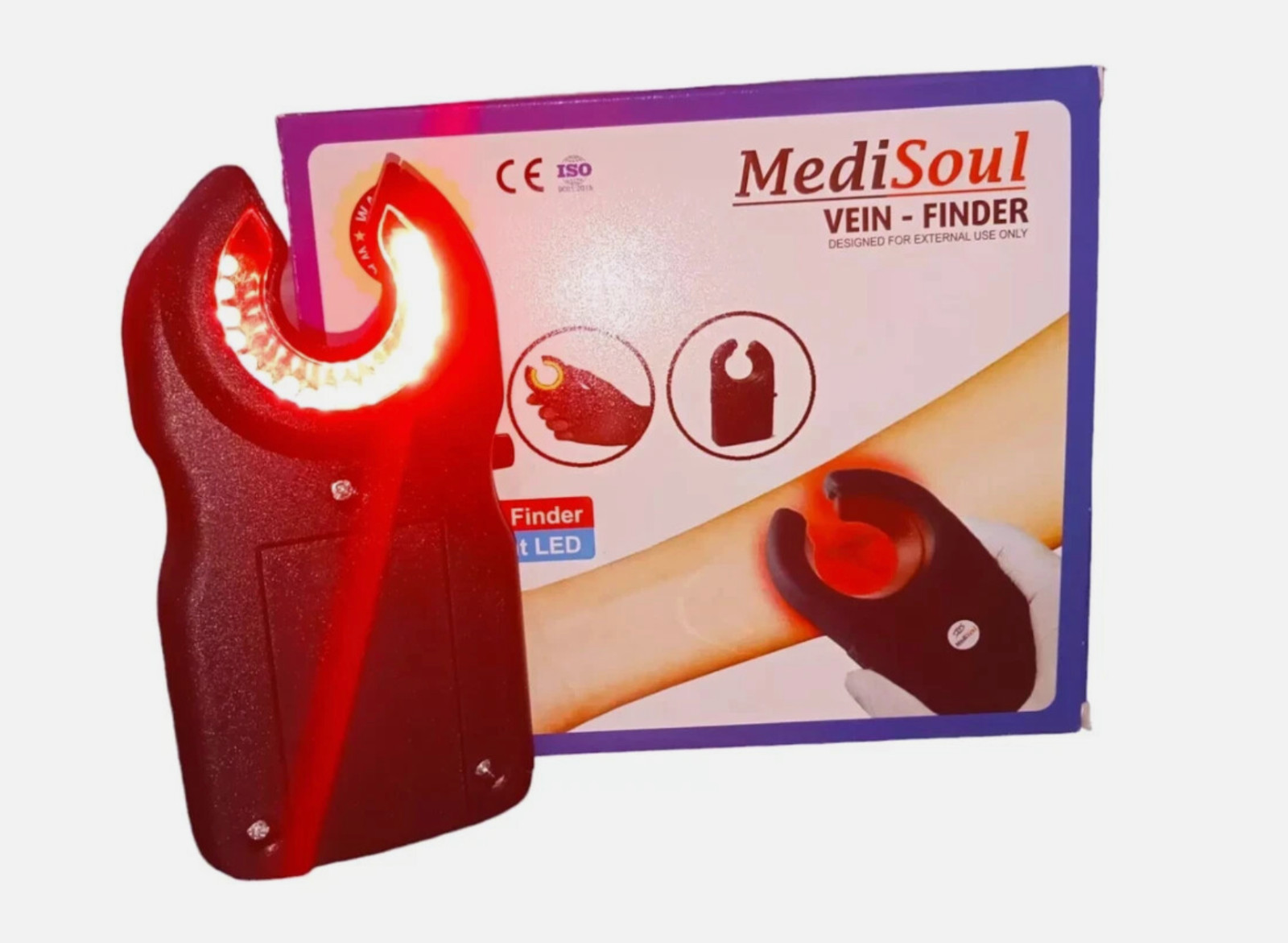 Vein Light Viewer Finder High LED Intensity Hand Held Portable USA SELLER