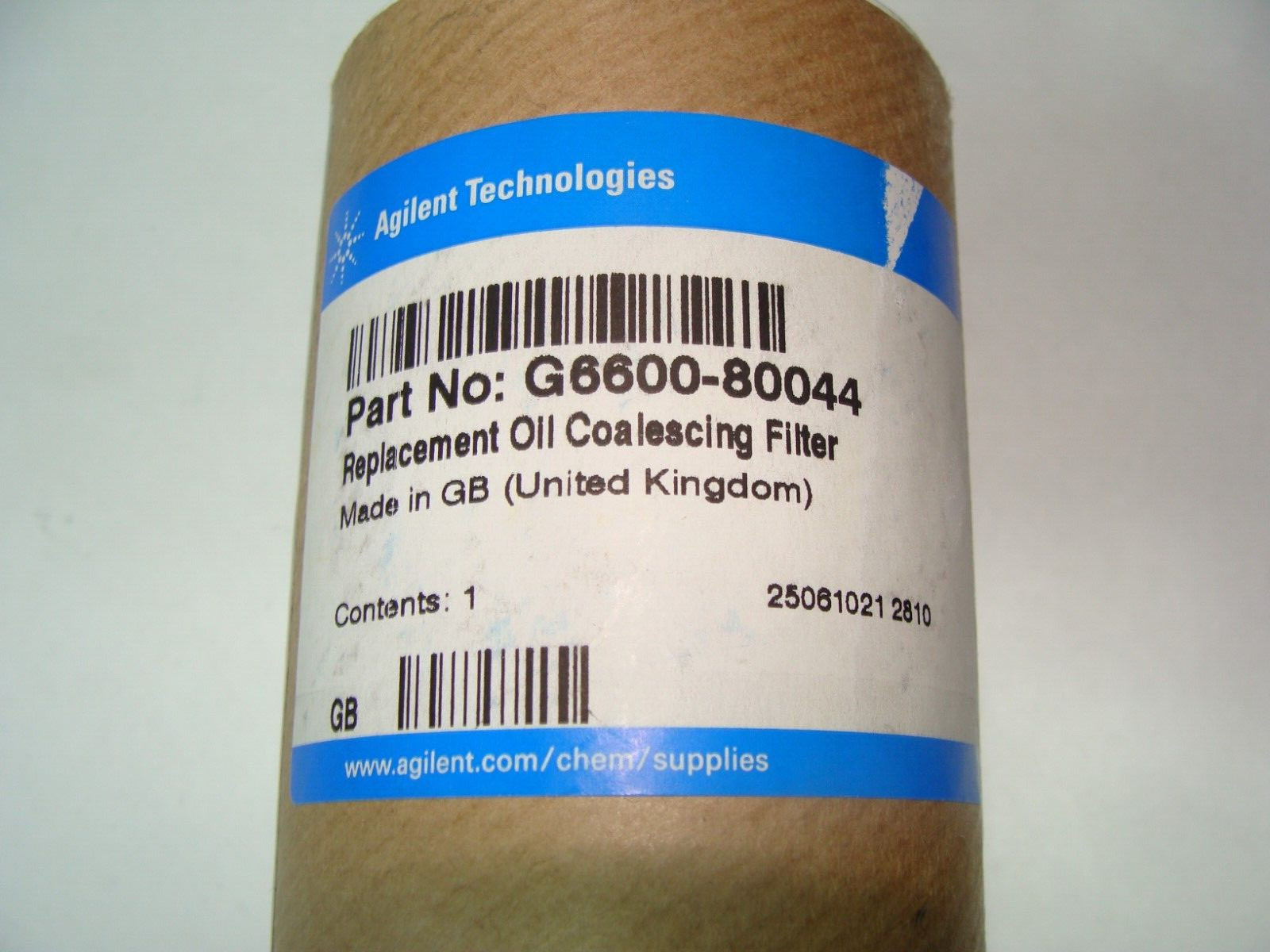 Agilent Replacement oil coalescing filter, dual-plasma NCD P/N G6600-80044