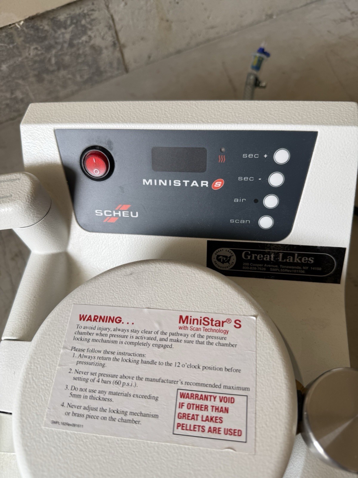 Scheu MiniStar S Dental Pressure Forming Thermoforming Unit REF 3510.1