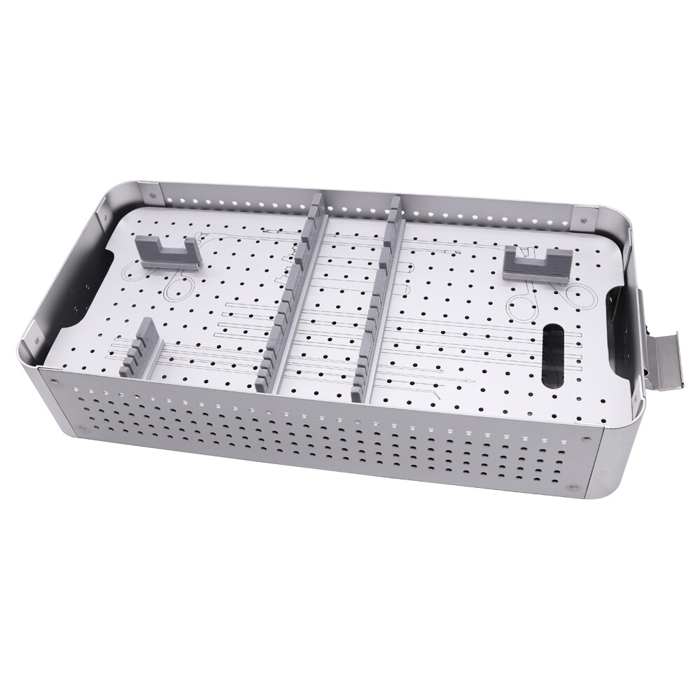 laryngoscope sterilization tray box case surgical medical instrument tray box