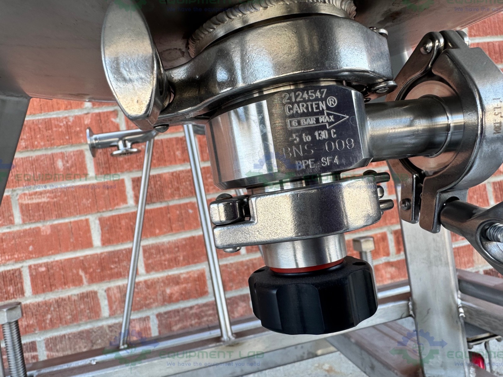 Unknown Brand 300 Liter Mixing Tank w/ Lenze 3 Phase Motor, Impeller