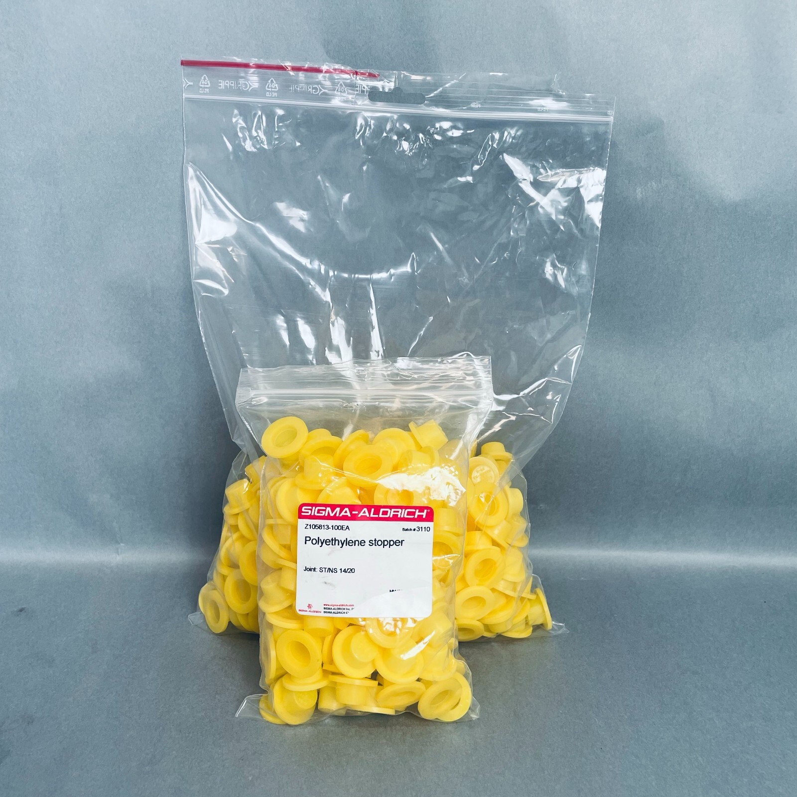Sigma Polyethylene Stopper for 14/20 Joints Total of 350 Caps