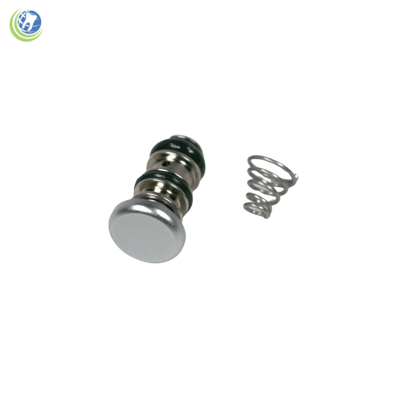 DCI Dental Syringe Button with Conical Spring, Quick Clean 3085