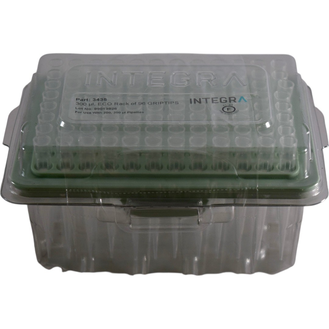 NEW Integra Biosciences 3435 300uL 96 GRIPTIPS Pipette Tips 96 Pieces