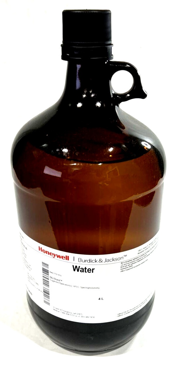 365-4 7732-18-5 Honeywell Burdick & Jackson Water Cat. 4 Liter (4-Pack)