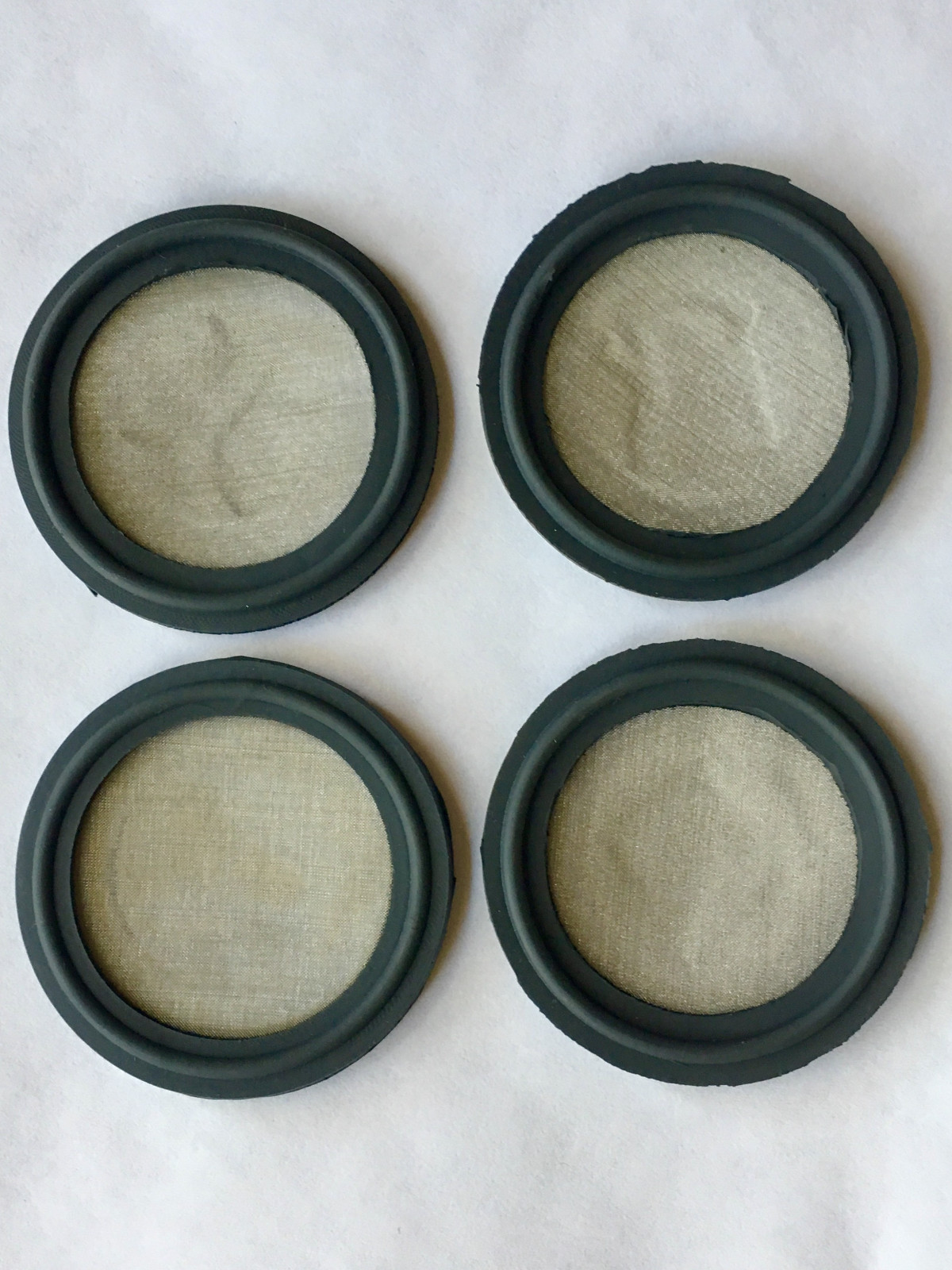 1.5″ Tri Clamp 100 Mesh Screen Viton Gasket Closed Loop Extractor 4 Pack