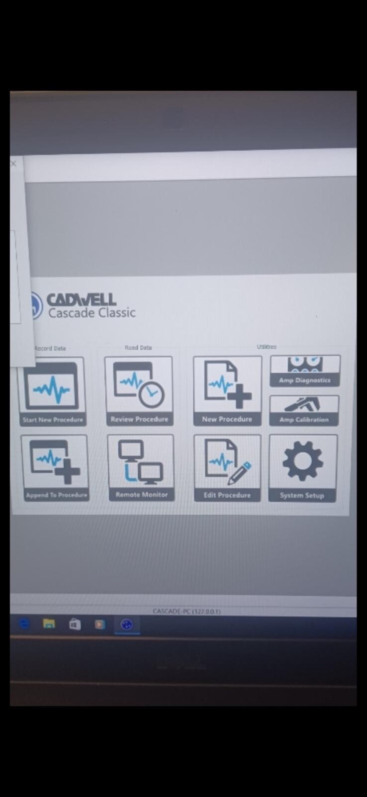 Cadwell Cascade version 3.1 IONM Laptop