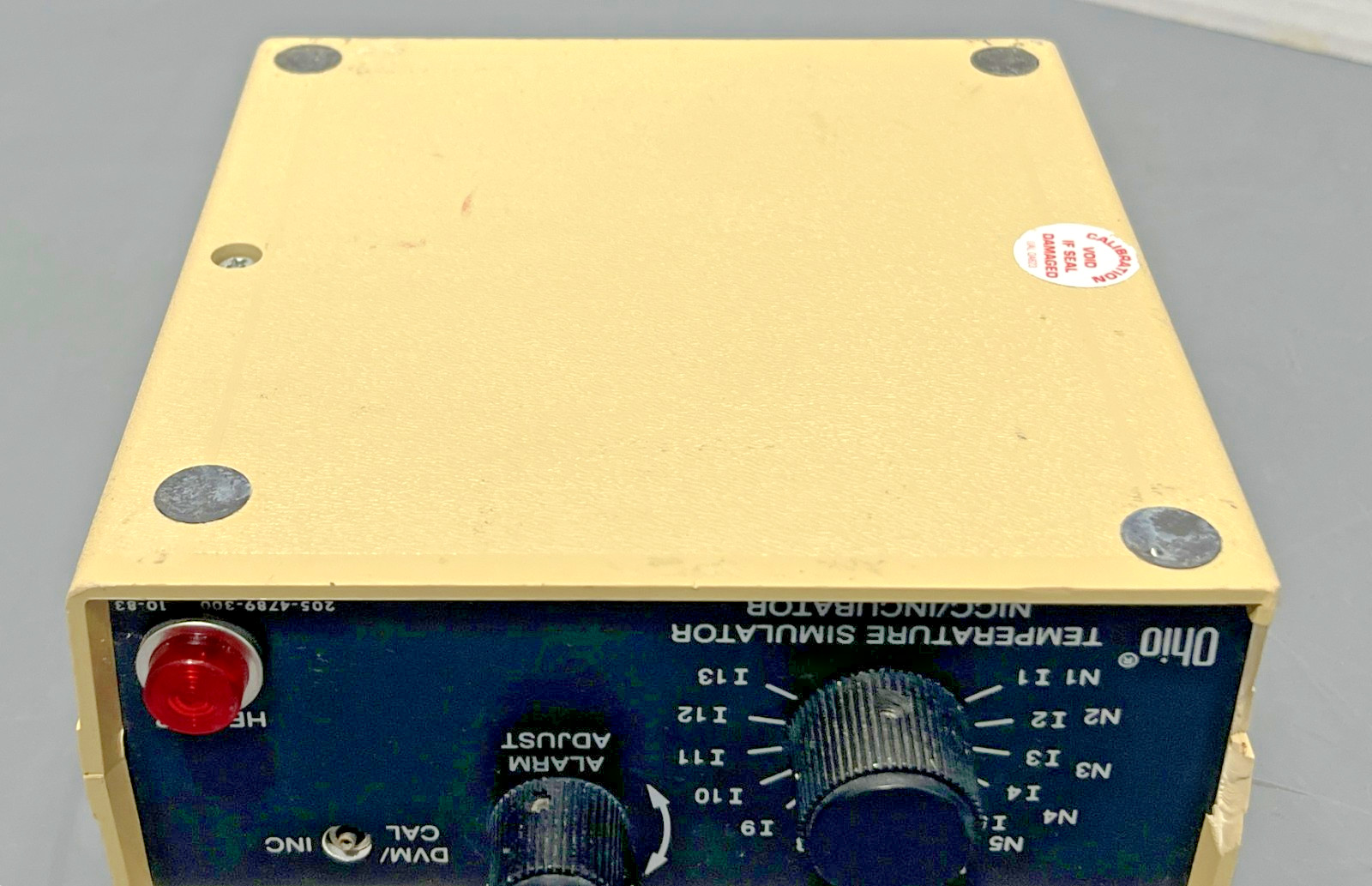OHIO Passive Electronic Temperature Simulator Model:205-4789-300 Untested