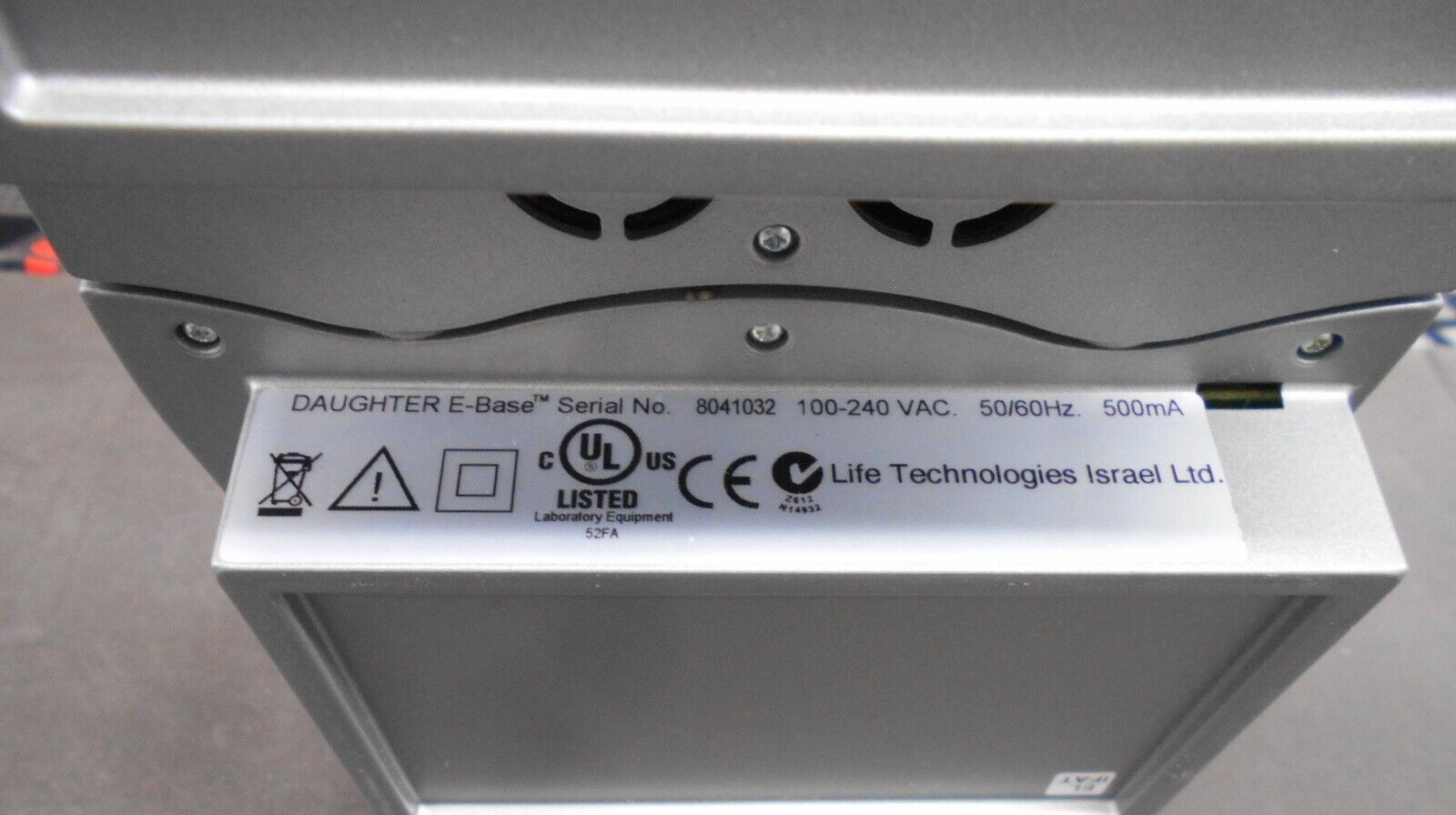 Invitrogen Mother E-Base Daughter E-Base 100-240VAC 50/60HZ 500mA