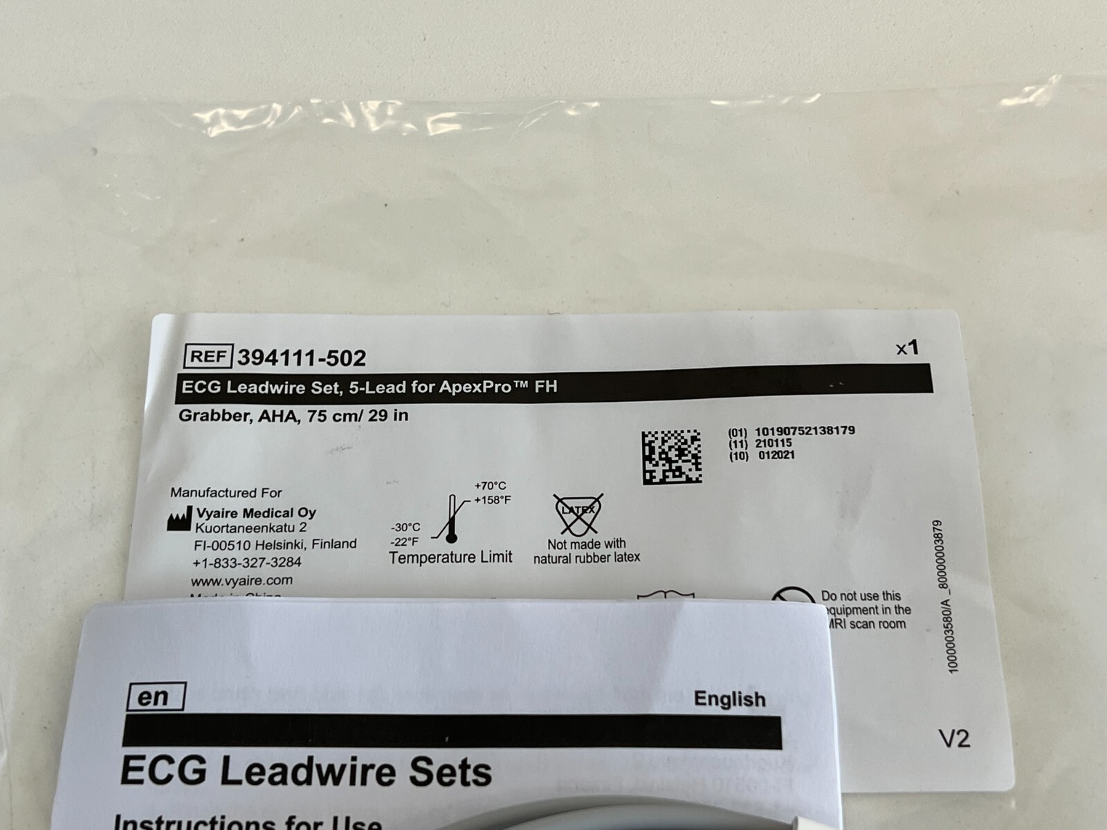 U50: NEW Leadwire Set Cable Grabber for GE ApexPro FH
