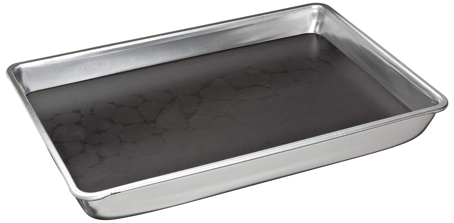 United Scientific™ Dissecting Pan, Aluminum, with Black Wax, 11.25″ X 7.5″ X 1.5