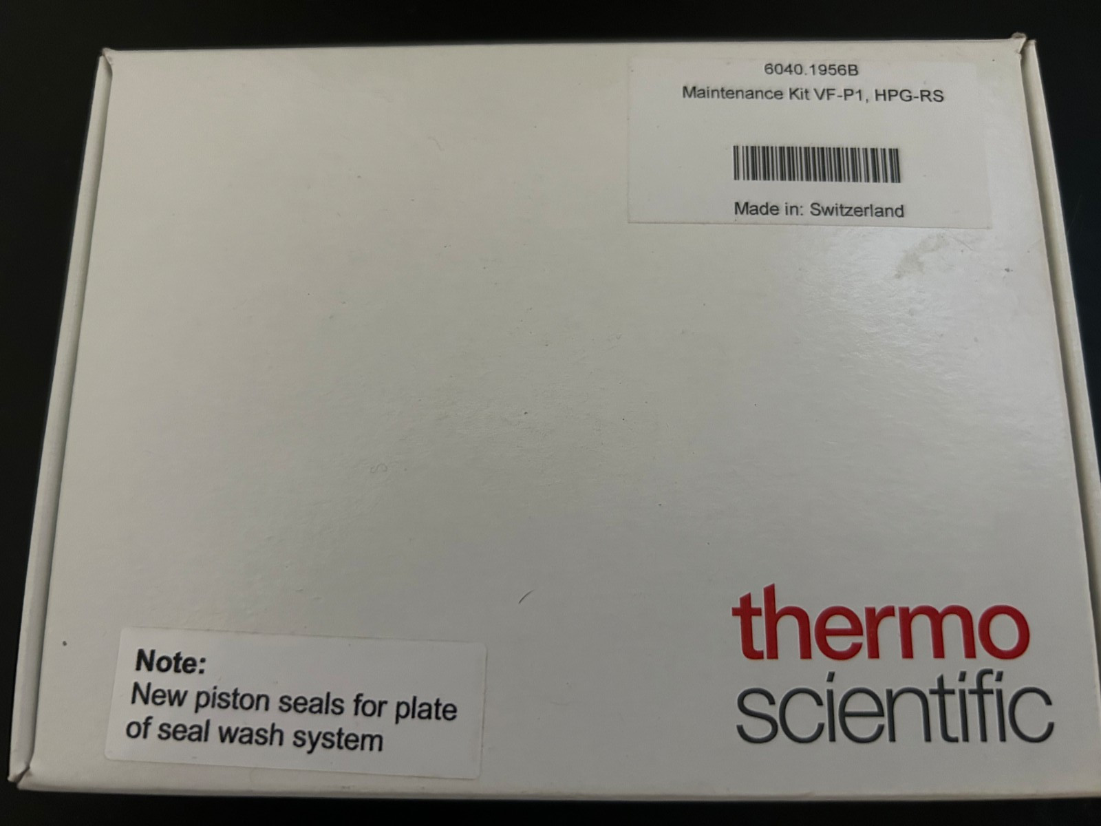 Thermo Scientific P/N: 6040.1956B Maintenance Kit VF-P1, HPG-RS *Brand New*