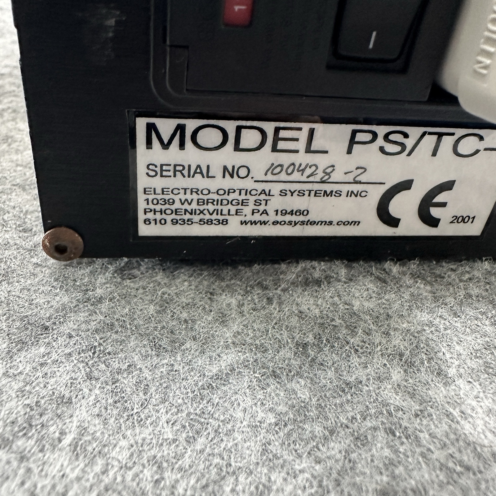 Electro-Optical Systems Inc PS/TC-1 Controller Untested-POWERS ON (4282)
