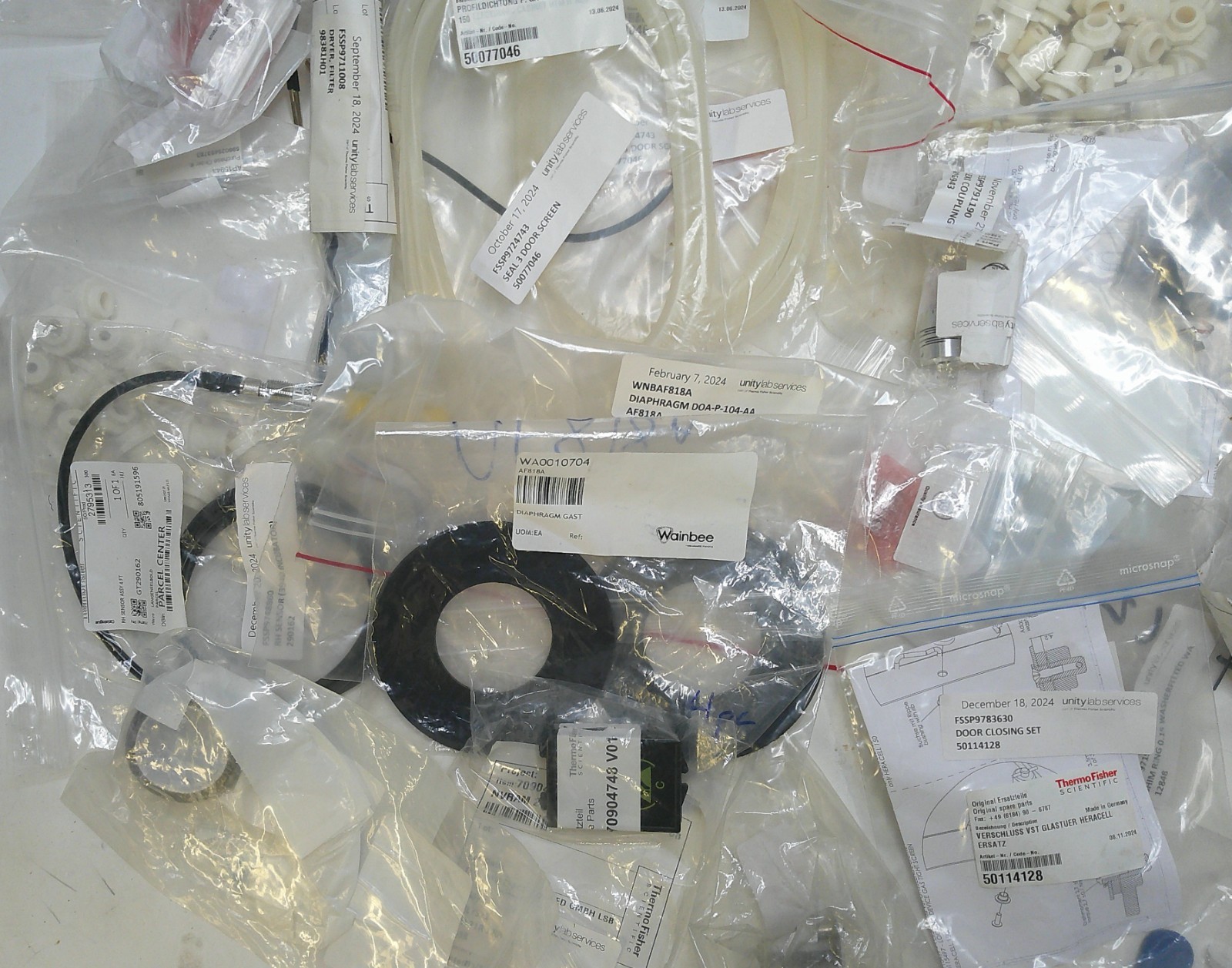 Joblot of 42 Pcs Thermo Fisher Scientific Parts