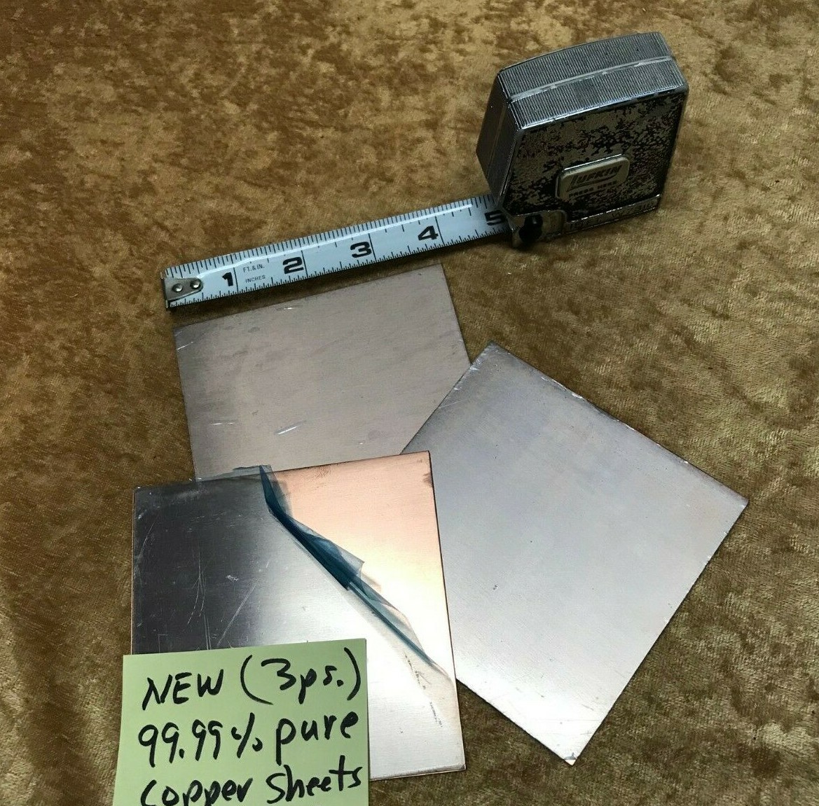 99.9% pure copper 1mm sheets 4″ RMI Gammex xray test tool Phantom unfors raysafe