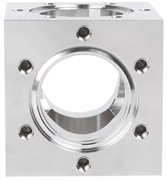 CF16 CF35 CF63 CF100 Conflat Flange 6-Way Cube UHV SS304