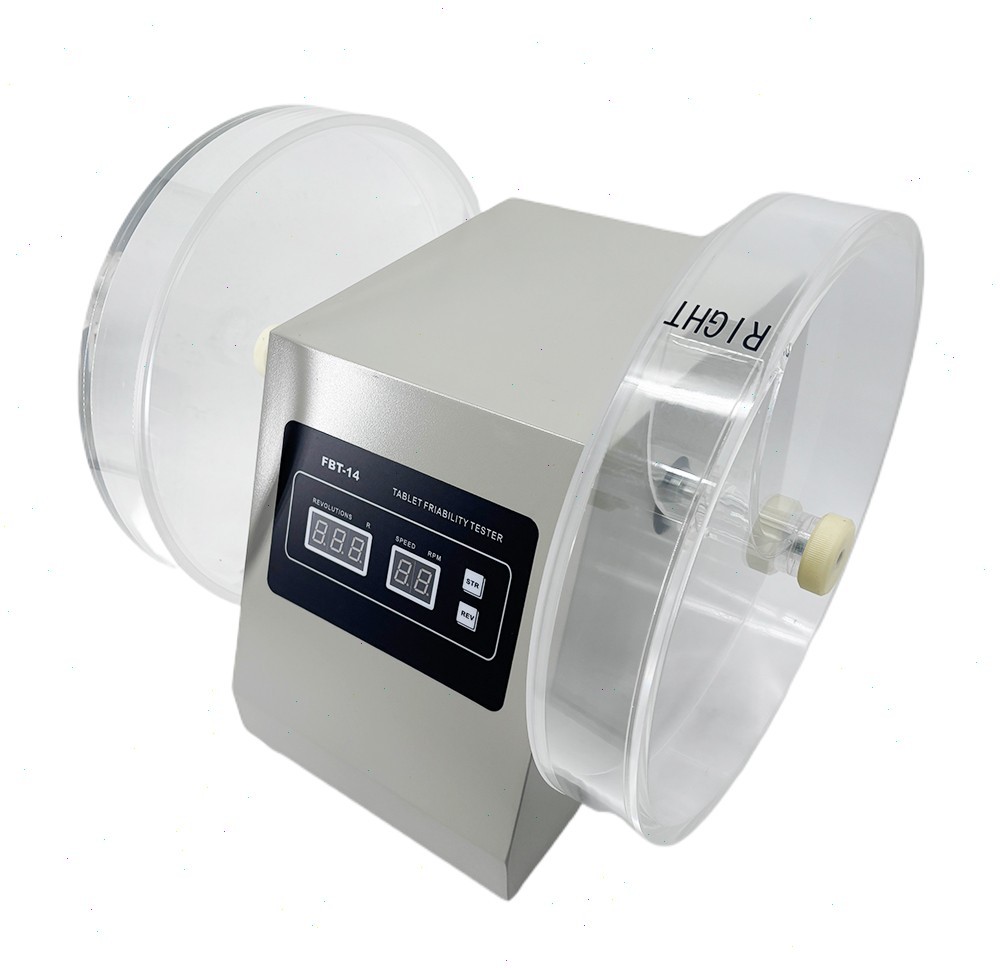 Friability Tester with Rotation Count (10～900)r Rotation Speed 25rpm for Tablets