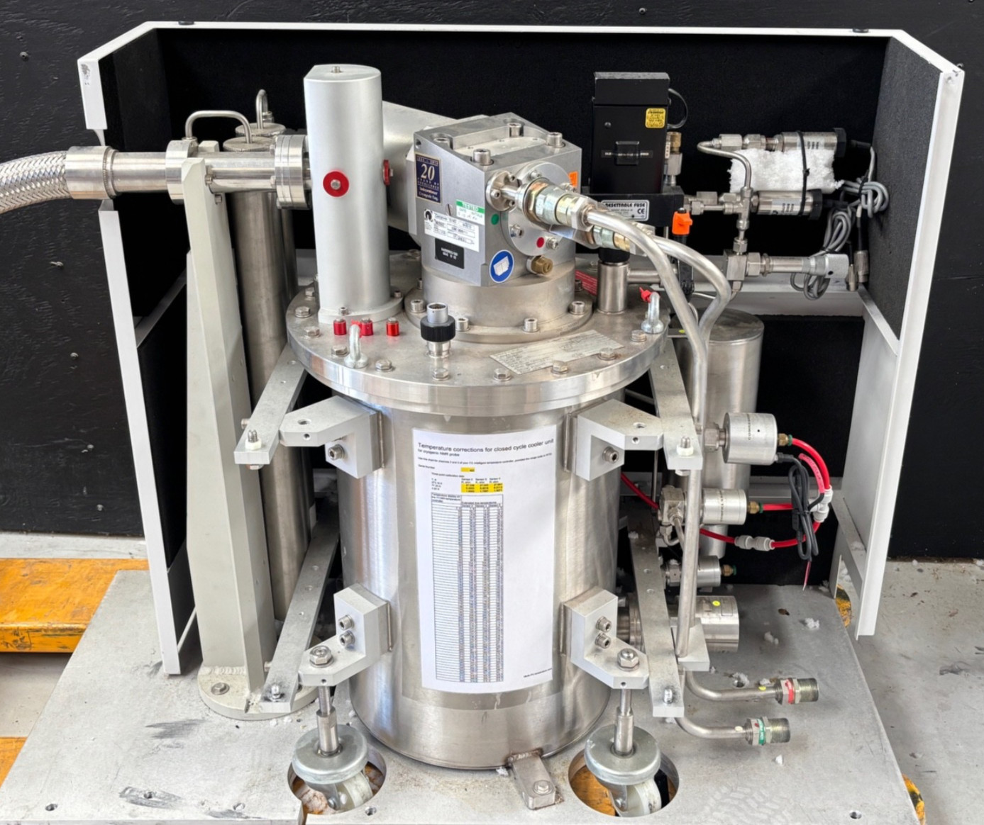 Varian #01910257 NMR Superconducting Magnet Cryostat Cold Trap, Cryogenic System