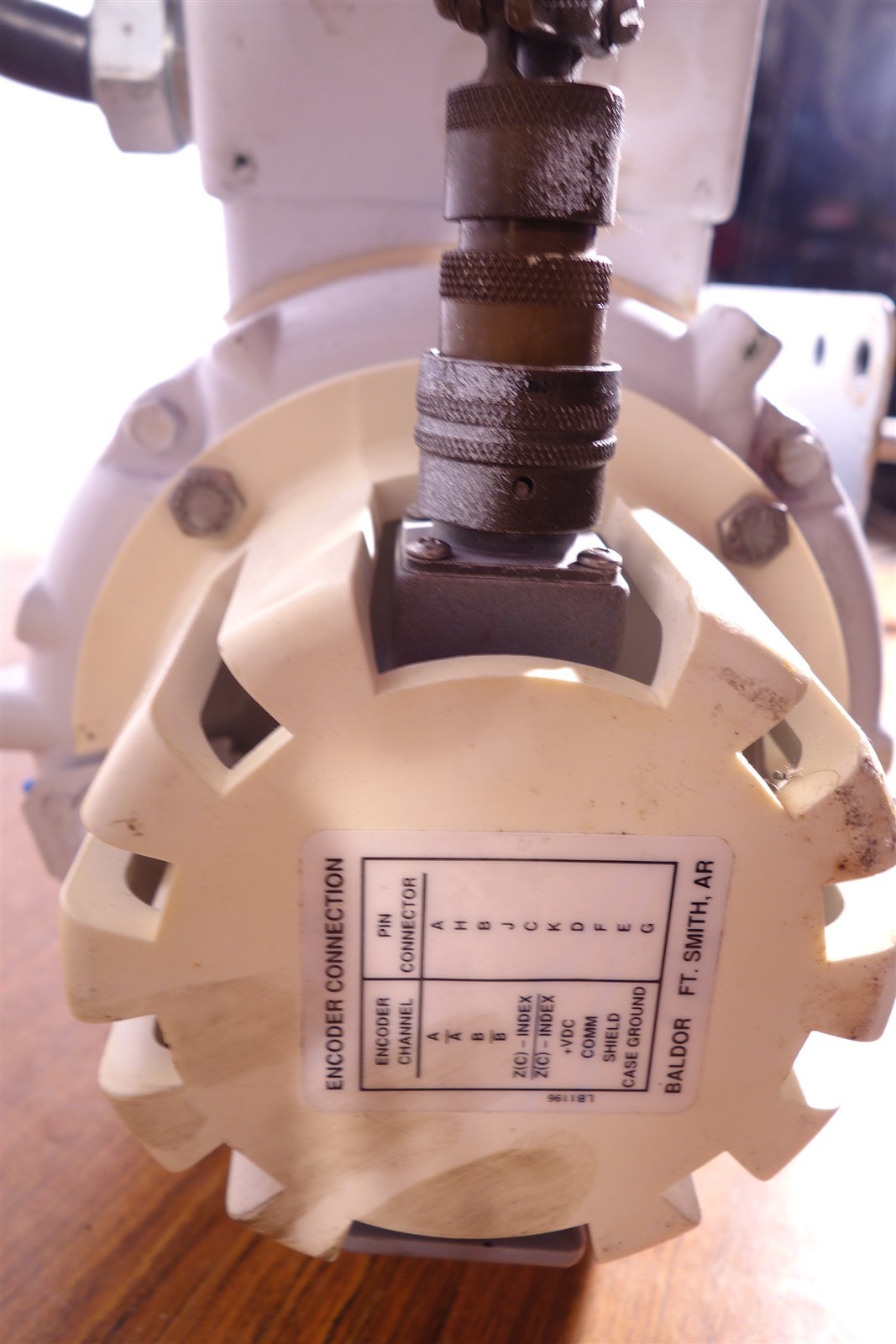Baldor Vector 1HP Variable Speed Motor Allen Bradley Powerflex 70 Drive Encoder