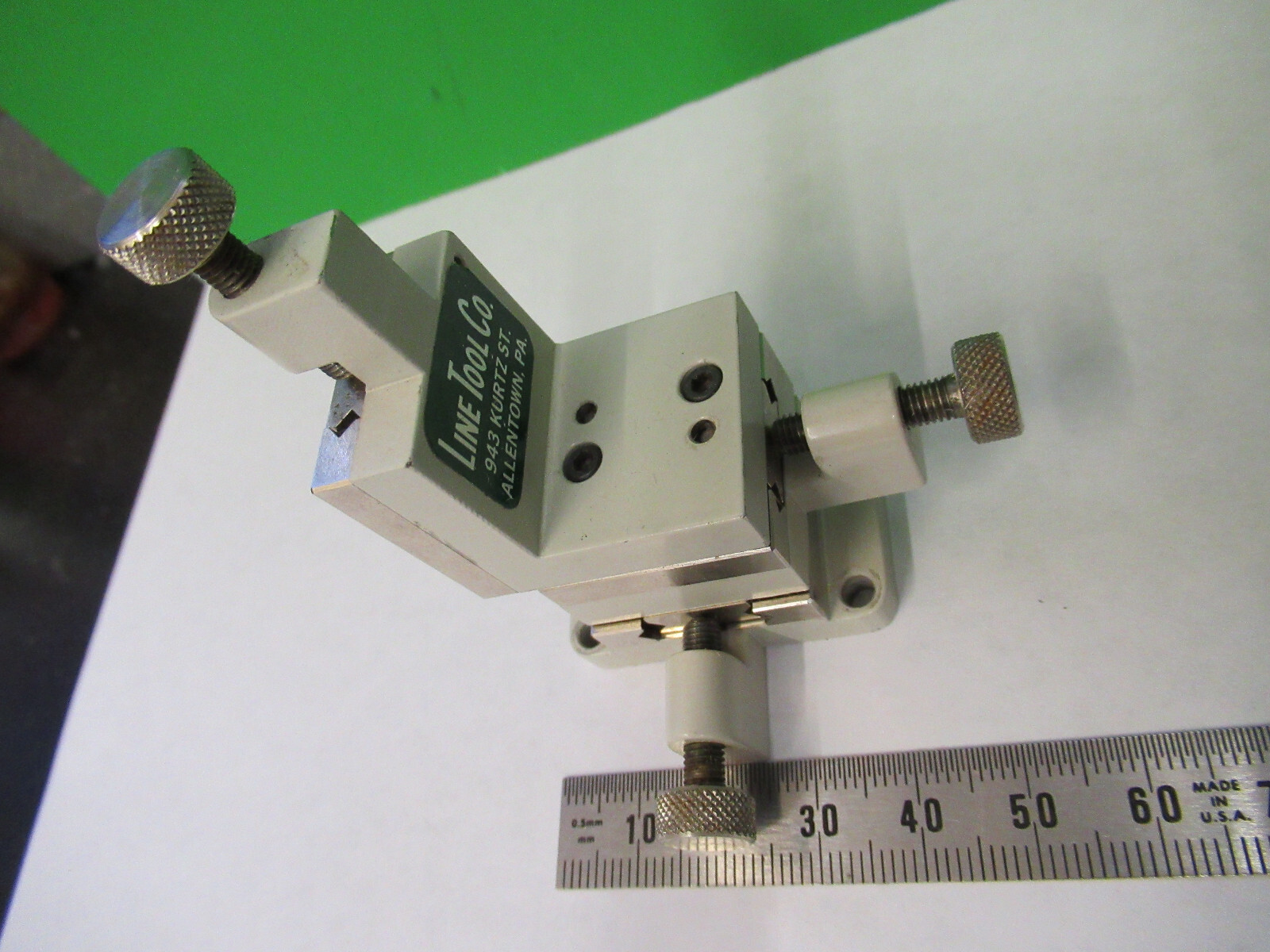 LINE TOOL ALLENTOWN PA POSITIONING FIXTURE MICROMETER TRIAX AS PICTURED S7-A-81