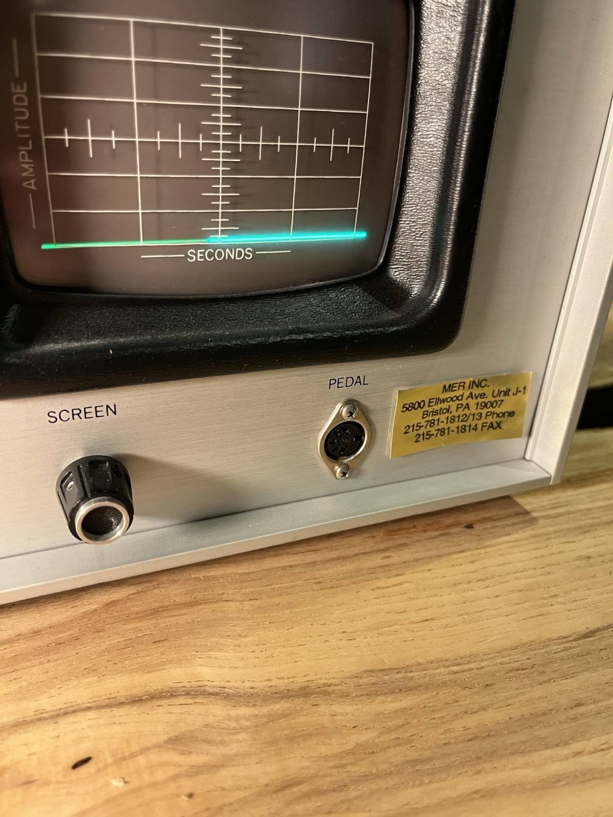 Rare Vintage Videoscope Vascular Analyzer MER INC (See Description)