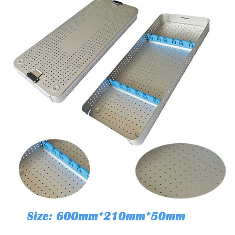 Disinfection Box Tray Sterilization Case Aluminium Alloy For Surgical Instrument