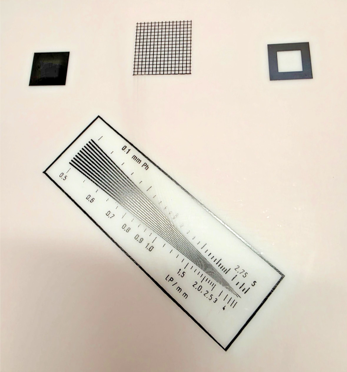 NUCLEAR ASSOCIATES EZ CR TEST TOOL 07-605-2 Xray Raysafe Unfors QA Phantom Fluke