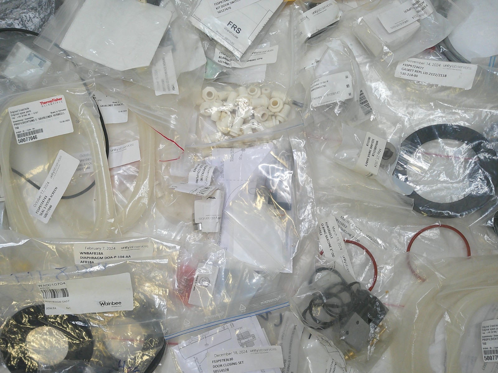 Joblot of 42 Pcs Thermo Fisher Scientific Parts