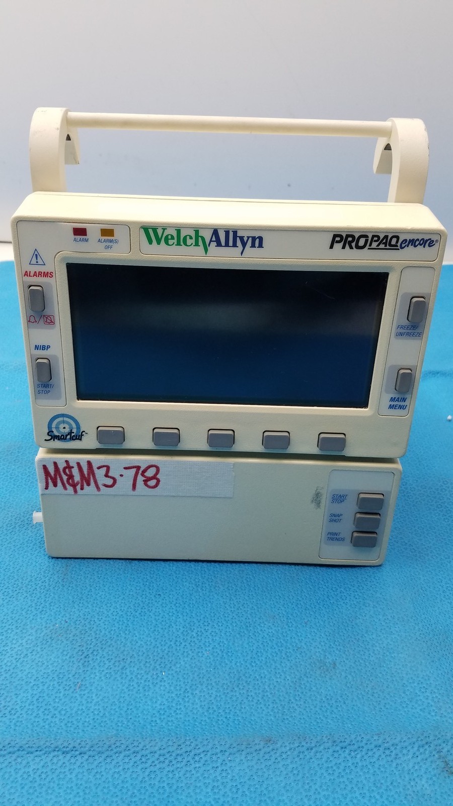 Welch Allyn Propaq Encore 206 EL Monitor 007-0112-01 Option 227